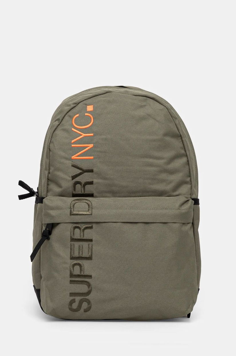 Superdry rucsac femei, culoarea verde, mare, cu imprimeu, W9110371A-VCH