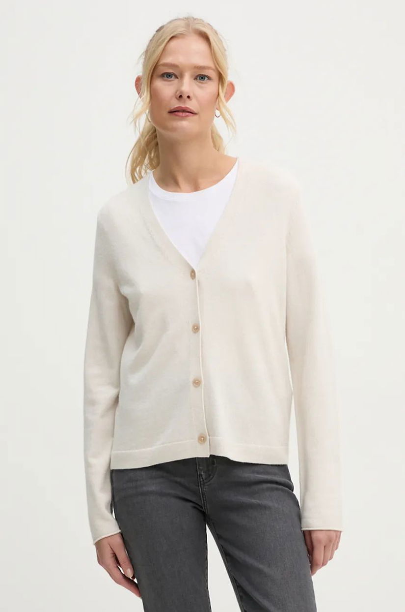 Marc O'Polo cardigan din lana culoarea bej, light, 409511861285