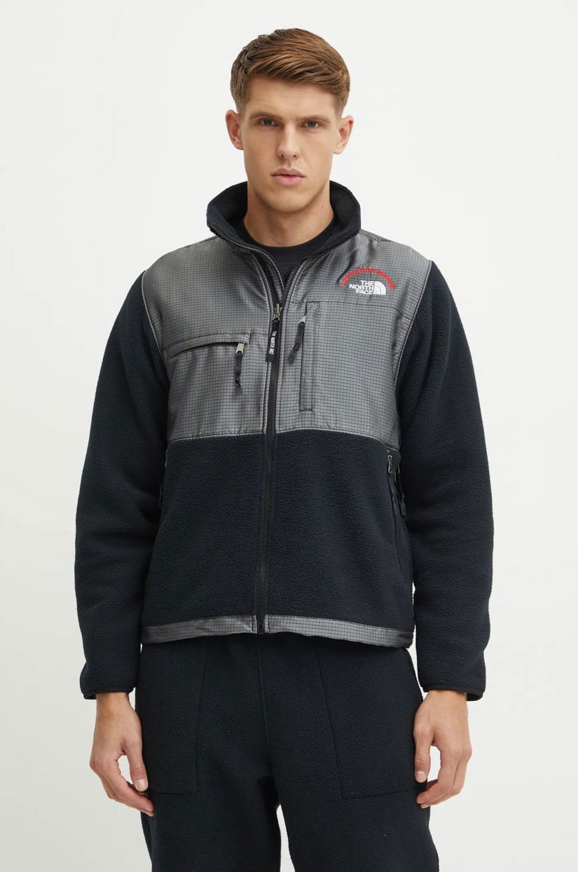 The North Face hanorac fleece TNF x 30th Years HMLYN culoarea negru, modelator, NF0A88XH4O41