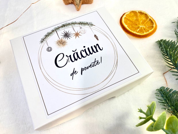 Glob steluta personalizat din lemn - Cozy Christmas
