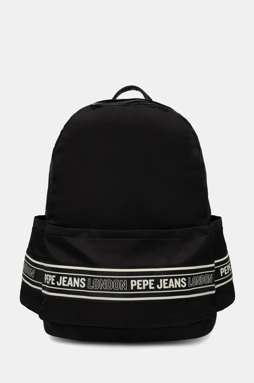 Pepe Jeans rucsac OTTO DUBLIN barbati, culoarea negru, mare, cu imprimeu, PM030859