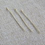 Pin cu cap, argint aurit (vermeil), 40 mm (MNV)