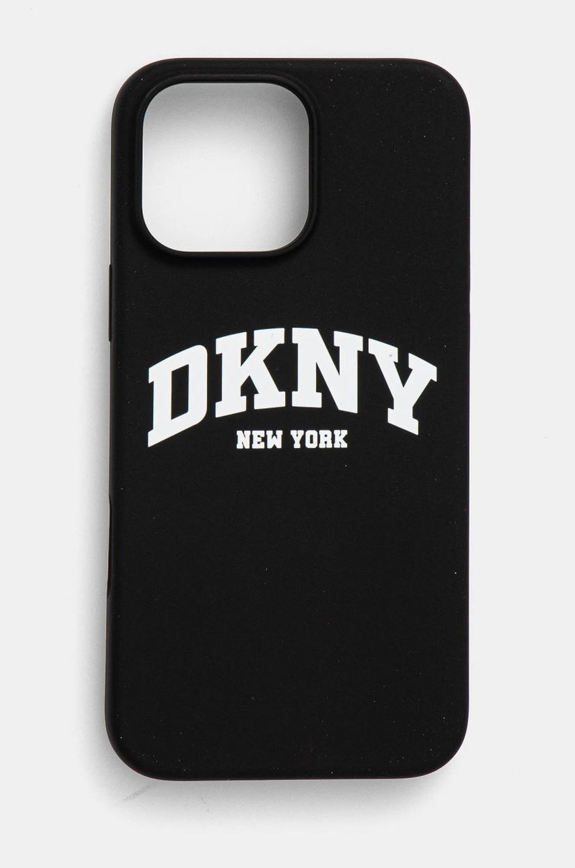 Dkny etui pentru telefon iPhone 16 Pro Max 6.9 culoarea negru, DKHMP16XSNYACH