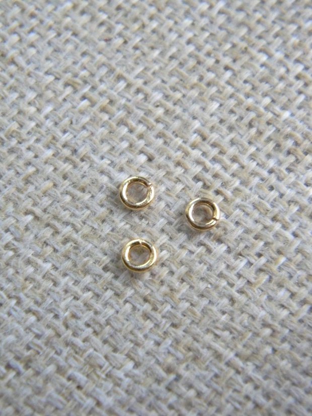 Zale deschise vermeil 4 mm - 10 buc. (MNV 3)