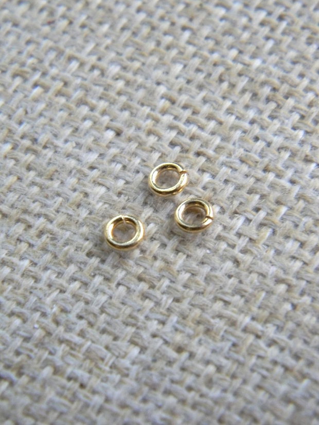 Zale deschise vermeil 4 mm - 10 buc. (MNV 3)