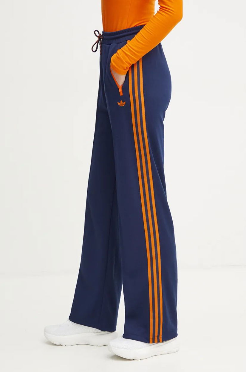 adidas Originals pantaloni de trening Montreal Track Pant culoarea albastru marin, cu imprimeu, JL9632