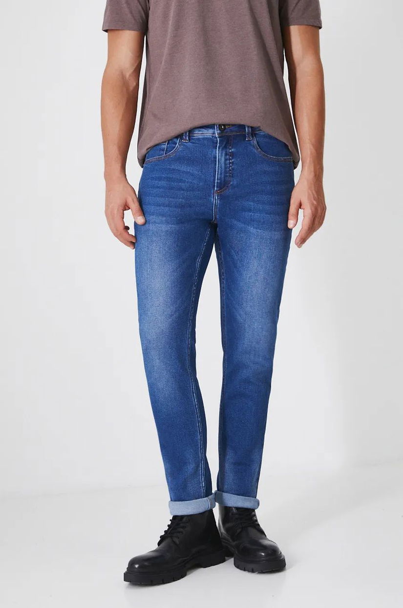 Medicine jeans bărbați, culoarea bleumarin