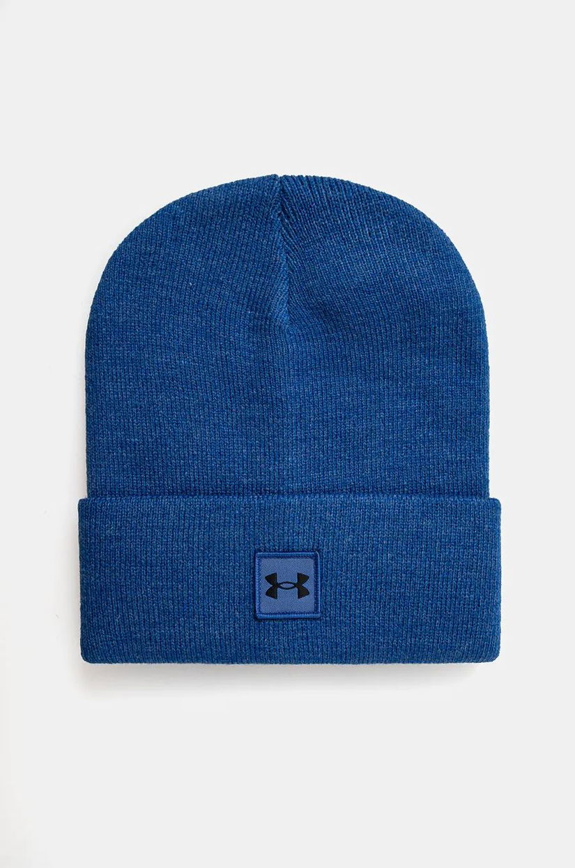 Under Armour caciula culoarea albastru marin, din tricot gros, 1373155