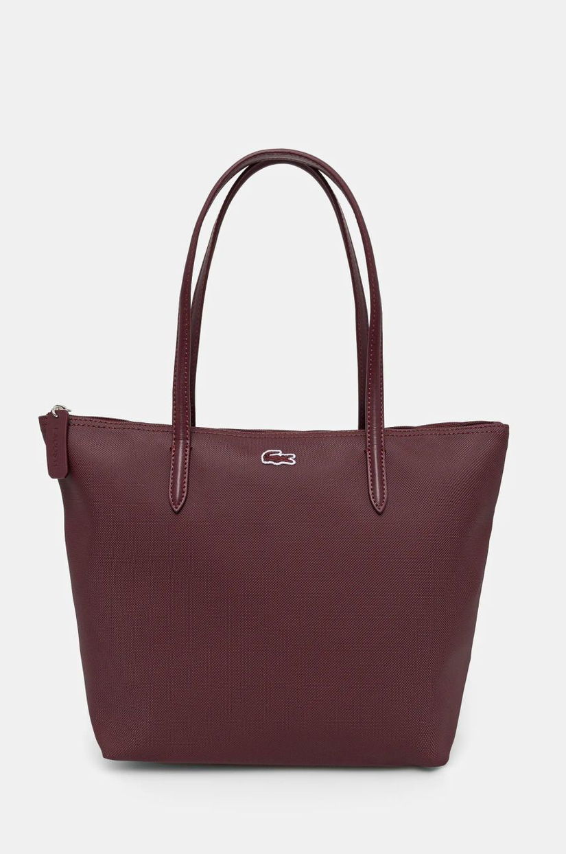 Lacoste poseta culoarea bordo