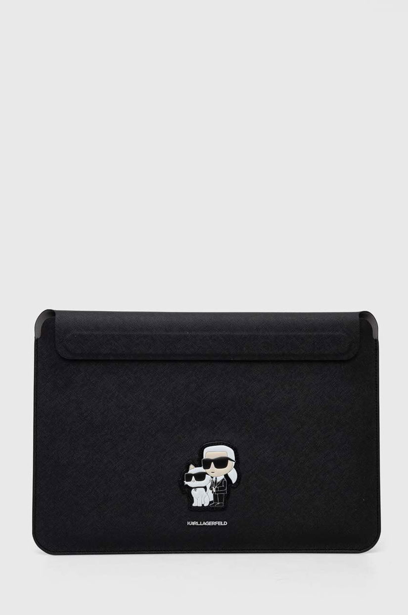 Karl Lagerfeld husa laptop Sleeve 14" culoarea negru