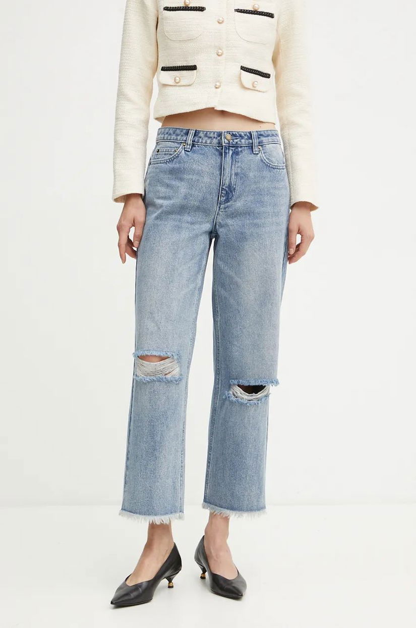 MICHAEL Michael Kors jeansi femei high waist, MF4905RFAU