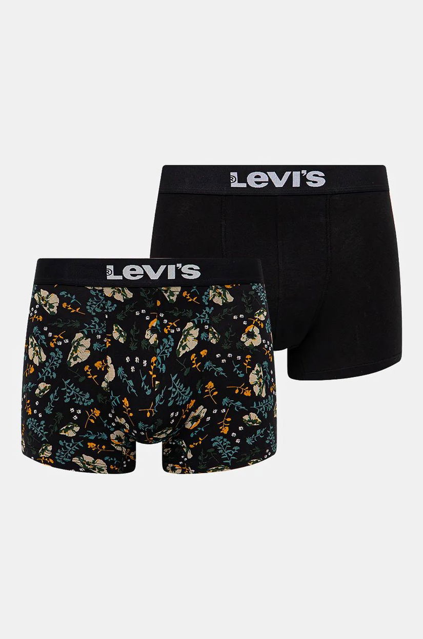 Levi's boxeri 2-pack barbati, culoarea negru, 37149-1015