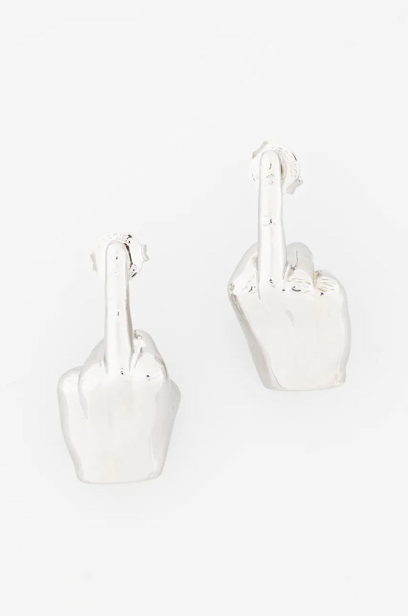 Y/Project cercei MINI FUCK YOU EARRINGS 640EA014