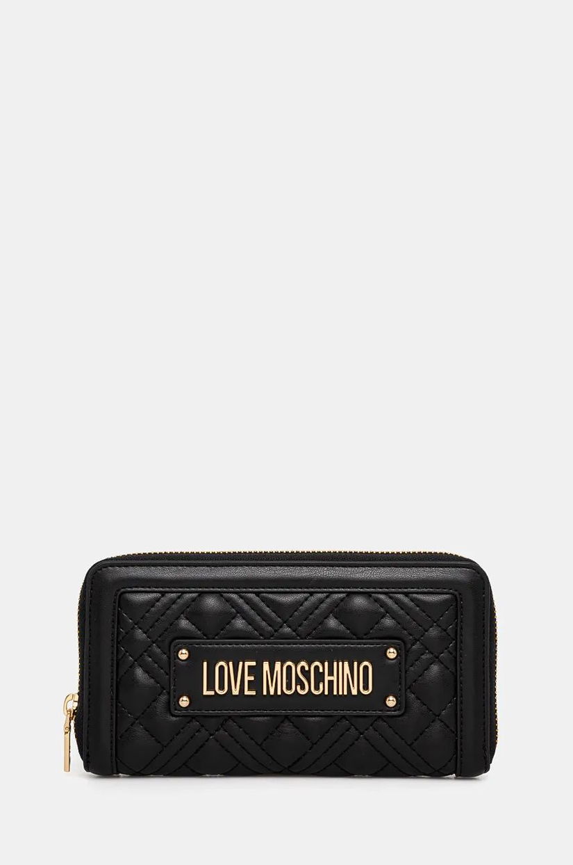 Love Moschino portofel femei, culoarea negru, JC5600PP0L