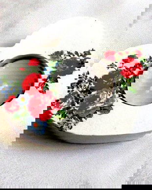 Suport lumanare cu trandafiri 46954