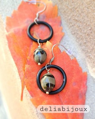 Cercei handmade statement asimetrici - Stil Industrial (cod1088)