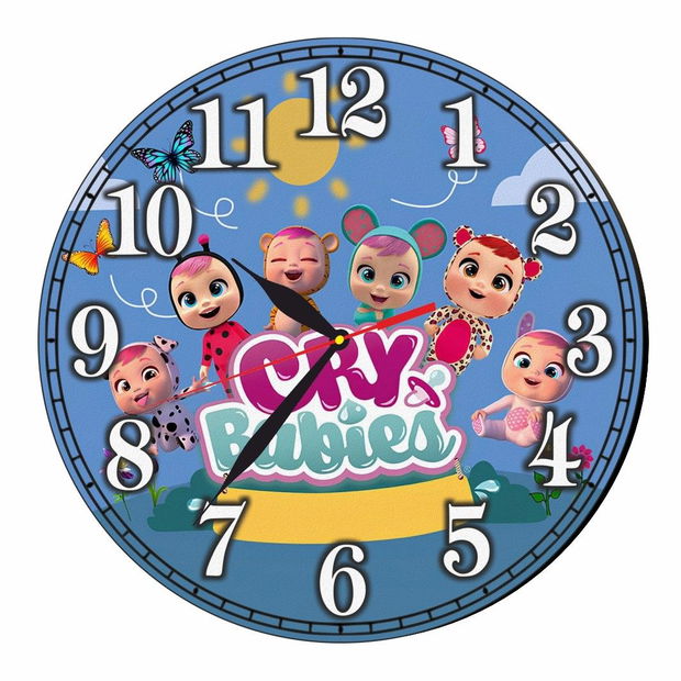 Ceas Disney, Cry Babies, Lemn, 40 cm, CSDUV073