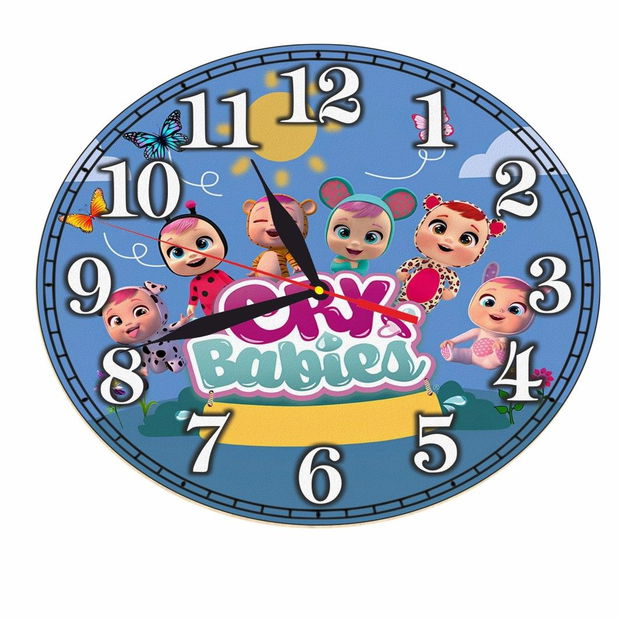 Ceas Disney, Cry Babies, Lemn, 40 cm, CSDUV073