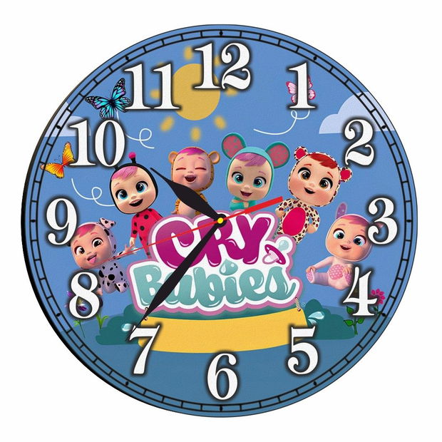 Ceas Disney, Cry Babies, Lemn, 40 cm, CSDUV073