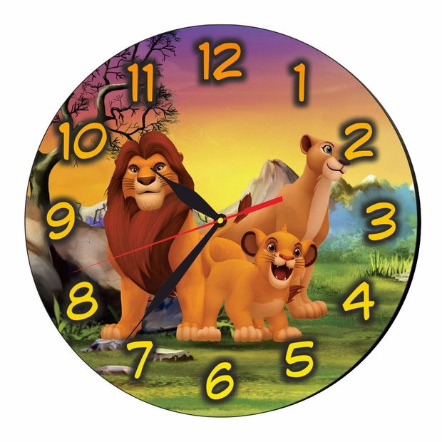 Ceas Disney, Regele Leu, Lion King, Lemn, 40 cm, CSDUV096