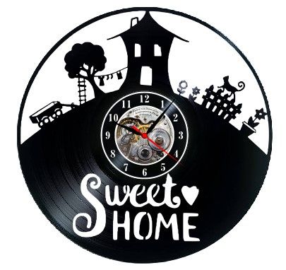 SWEET HOME-ceas de perete