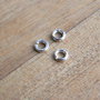 Zale deschise argint 925, 4 mm, 10 bucati (MN 6-2)