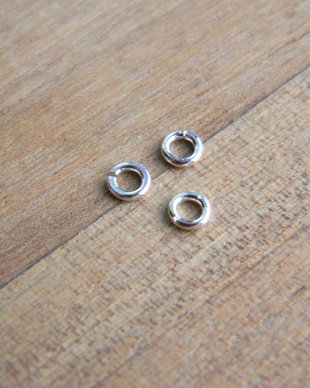 Zale deschise argint 925, 4 mm, 10 bucati (MN 6-2)