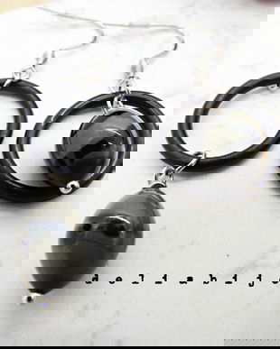 Cercei handmade statement asimetrici - Stil Industrial (cod1088)