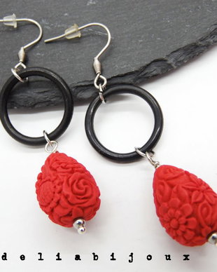 Cercei handmade statement  - Stil Industrial (cod1089)