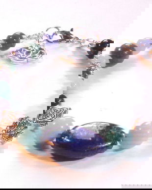 Bratara lapis lazuli si amazonit