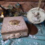 Set caseta si decoratiune-Vintage Christmas