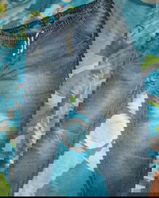 blugi albastri sport barbati 30