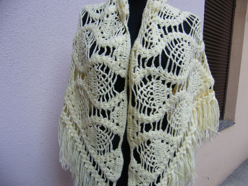 Esarfa crosetata 1,60m