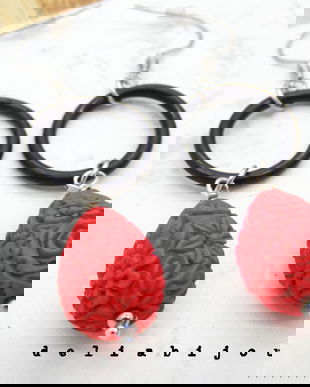 Cercei handmade statement - Stil Industrial (cod1089)