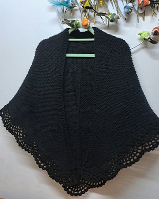Șal  negru