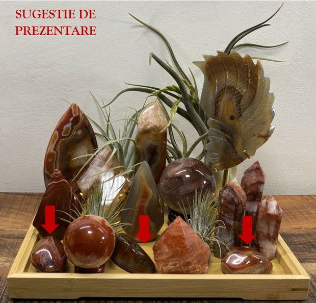 Agat Sardonyx - set pietre polisate