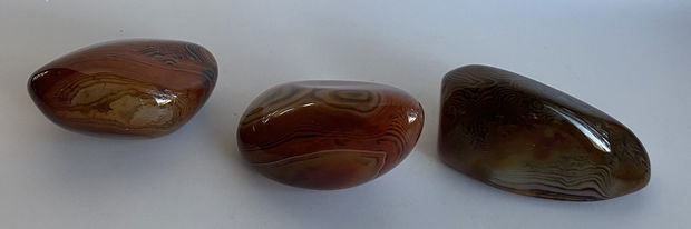 Agat Sardonyx - set pietre polisate