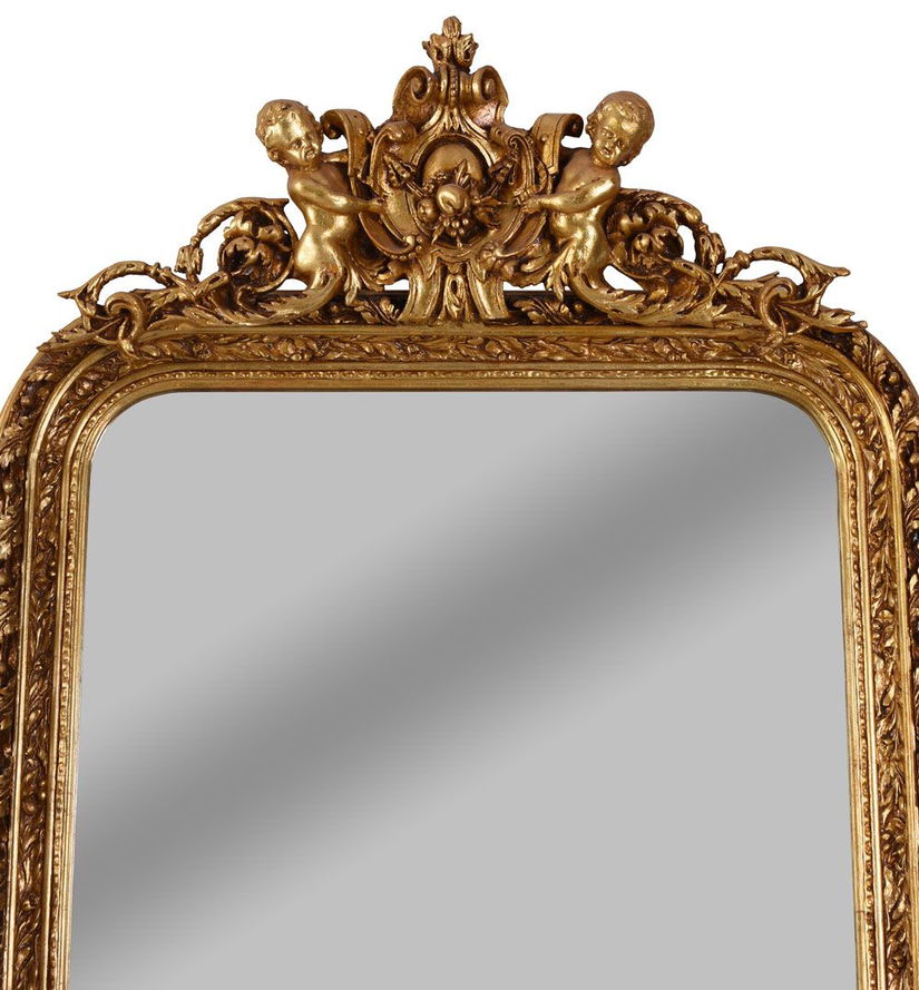 Oglinda Rococo aurie