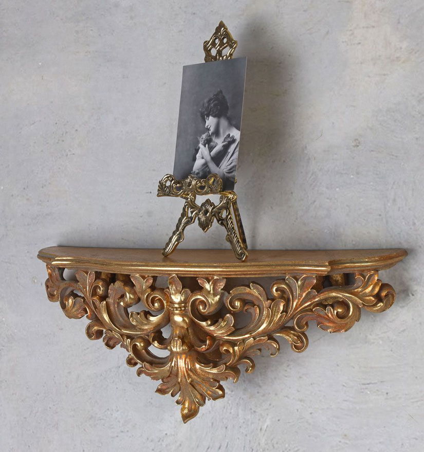 Consola baroc aurie pentru perete