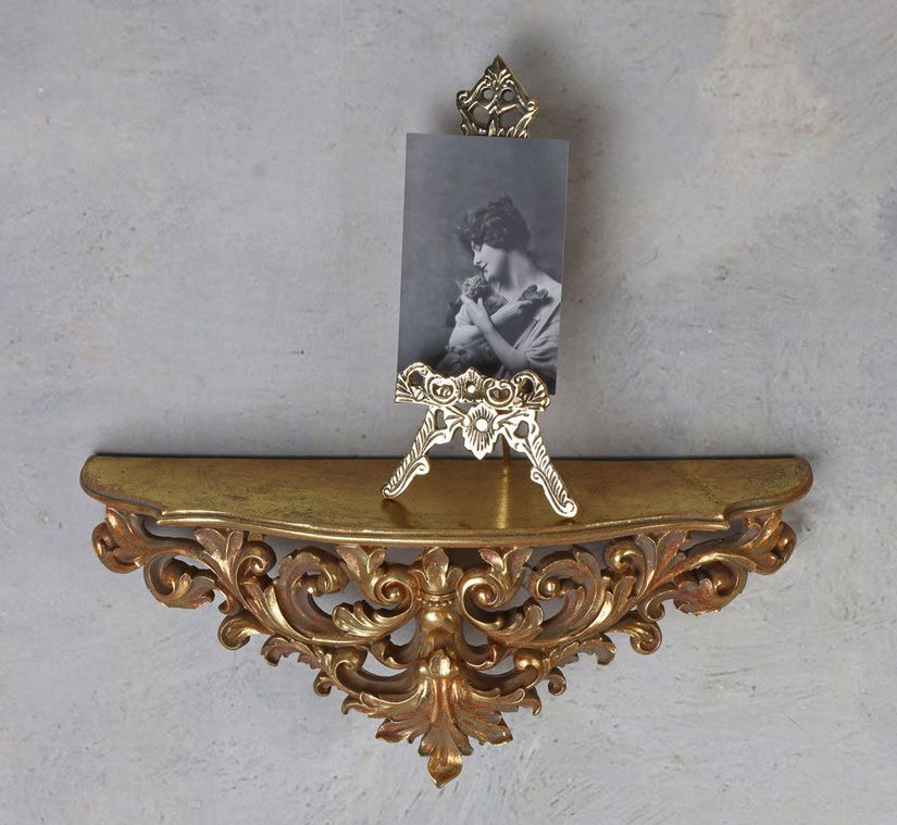 Consola baroc aurie pentru perete