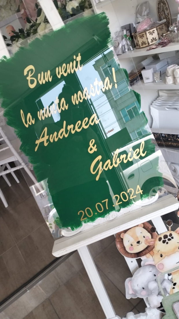 Panou întâmpinare invitati