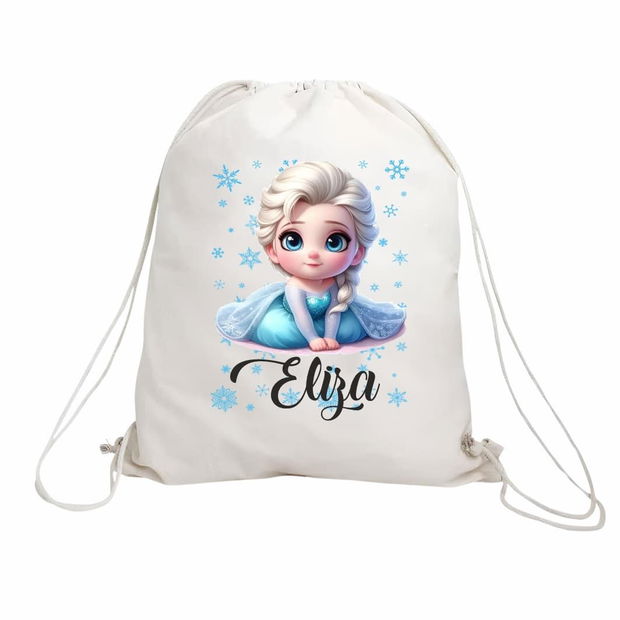 Rucsac personalizat cu nume, Gradinita, Elsa, 43×34 cm, RGR019