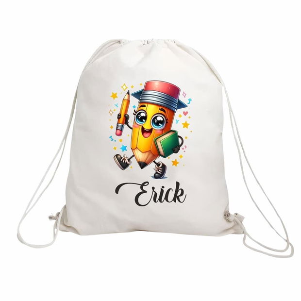 Rucsac personalizat cu nume, Gradinita, Creionel, 43×34 cm, RGR021