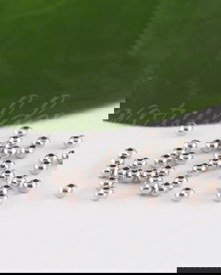 Margele argint 925, 2/2.5mm (2)