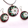 set bijuterii lemn de craciun 47408