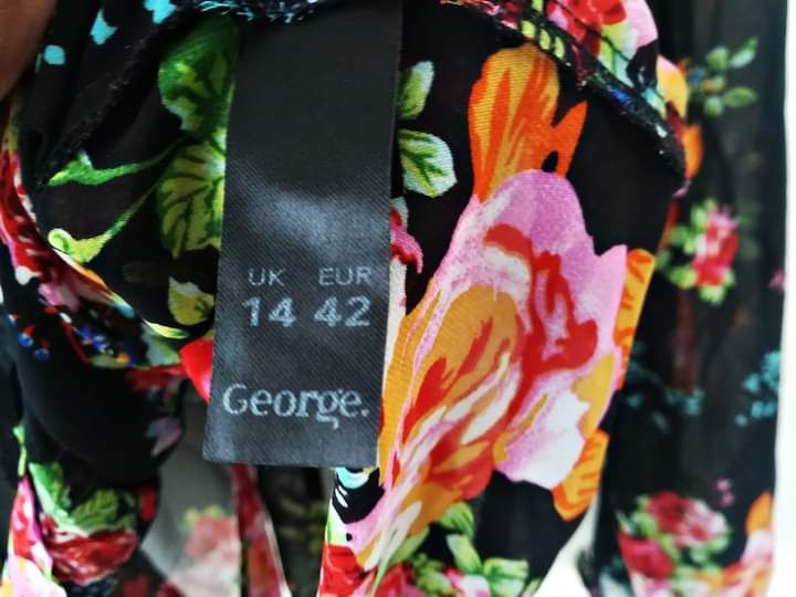 Bluza voal cu flori  , George, 42