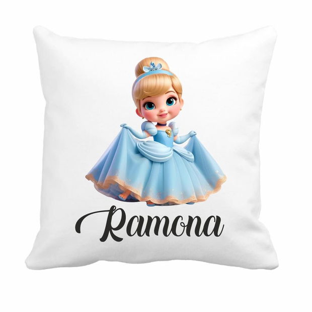 Perna personalizata cu nume, Gradinita, Cenusareasa, 40×40 cm, PGR054