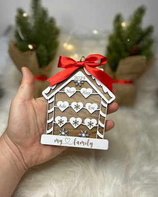 Glob personalizat cu membrii familiei