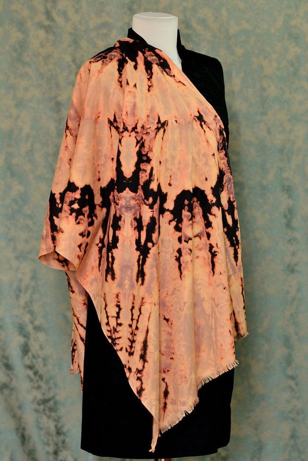 Esarfa Tye & Dye din bumbac, unicat