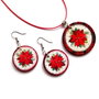 set bijuterii lemn de craciun 47433
